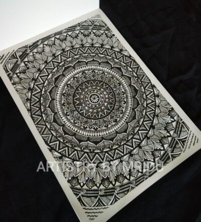 Full Page Mandala Art ID 1234 without frame