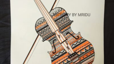 Instrument Mandala Art ID 1033] without frame